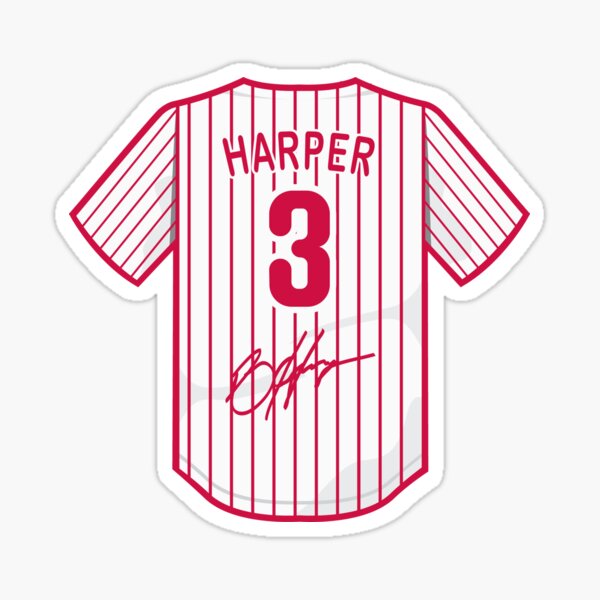 #3 Philadelphia Signature Jersey Sticker