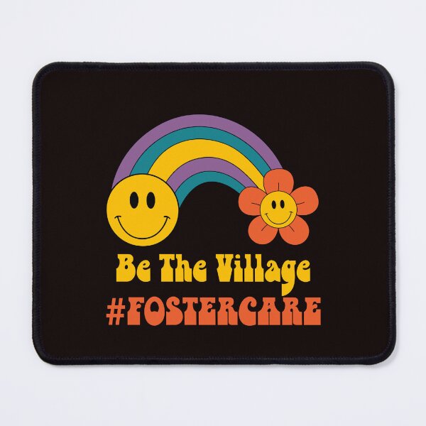Item preview, Be The Village Foster Care Foster Family Retro Rainbow designed and sold by MagicSD Designs.