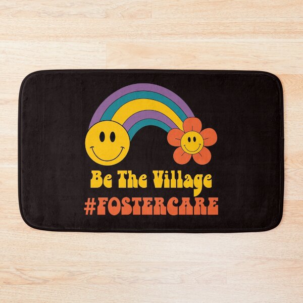 Item preview, Be The Village Foster Care Foster Family Retro Rainbow designed and sold by MagicSD Designs.