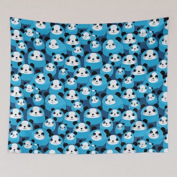 Item preview, Blue Pandas Pattern designed and sold by excelente.