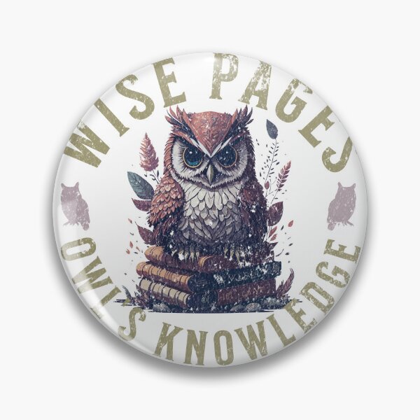 Item preview, Wise Pages Owl's Knowledge designed and sold by ThiagoSDantas.