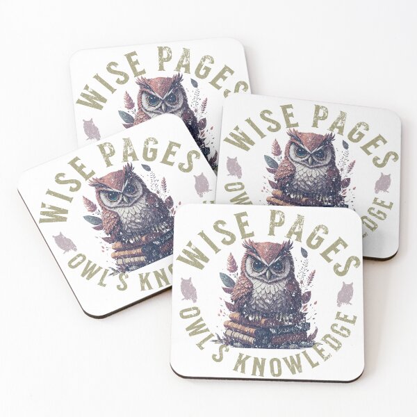 Item preview, Wise Pages Owl's Knowledge designed and sold by ThiagoSDantas.