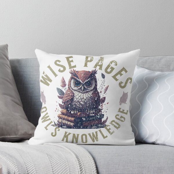 Item preview, Wise Pages Owl's Knowledge designed and sold by ThiagoSDantas.