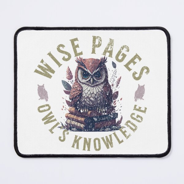 Item preview, Wise Pages Owl's Knowledge designed and sold by ThiagoSDantas.
