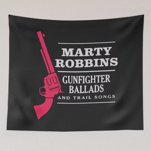 Item preview, Marty Robbins Gunfighter Ballads | White designed and sold by theoralcollage.