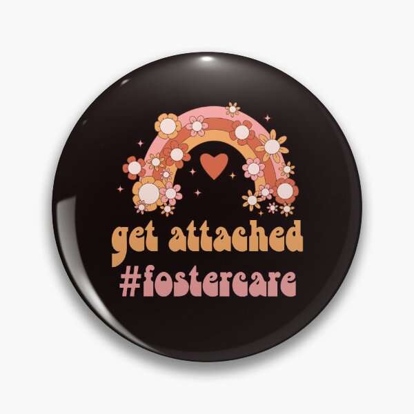 Item preview, Get Attached Foster Care Foster Family Rainbow Heart Child designed and sold by MagicSD Designs.