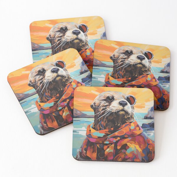 Item preview, Cool Otter On The Beach designed and sold by Marvel Selke.