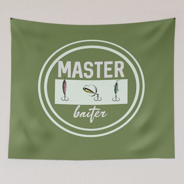 Item preview, Master baiter fishing shirt white design designed and sold by ParadisePalace.