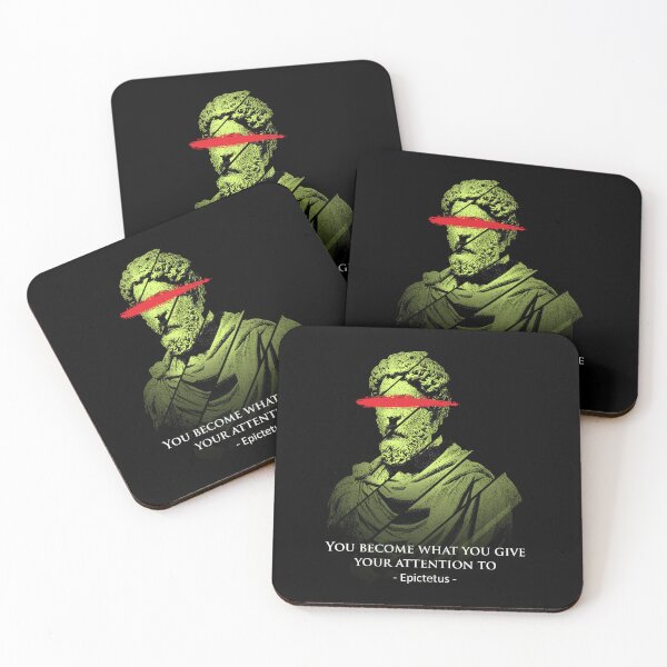 Item preview, Quotes Daily Stoic You Become Epictetus designed and sold by artbibun.