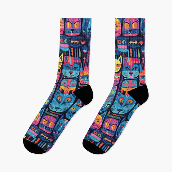 Item preview, Abstract Cats Pattern designed and sold by excelente.