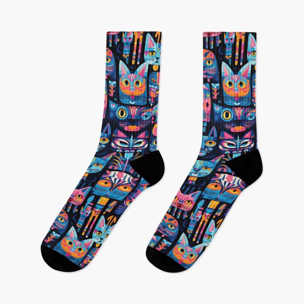 Item preview,  Abstract Cats Pattern designed and sold by excelente.