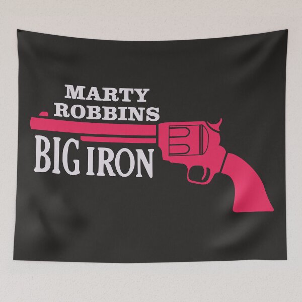 Item preview, Marty Robbins - Big Iron | White designed and sold by theoralcollage.