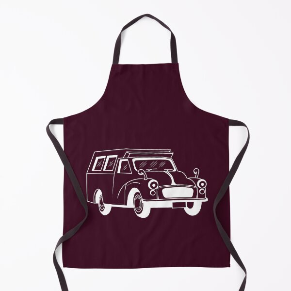 Item preview, Simple Classic Car Vector Art in White Color designed and sold by Viability Creative.