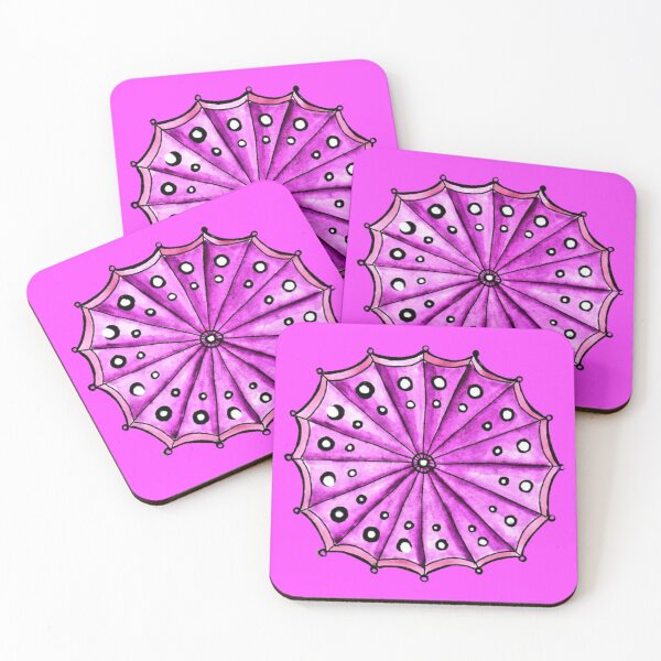 Item preview, Shade pink, pattern, watercolour, fine art designed and sold by janianna.