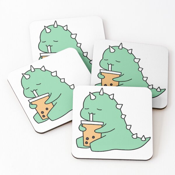 Item preview, boba dino designed and sold by KJ Juliet.