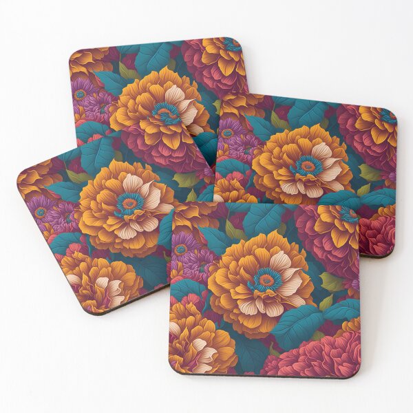 Item preview, Seamless Floral Wonderland: Repeating Patterns Rainbow Colors designed and sold by DesignArtEmpire.