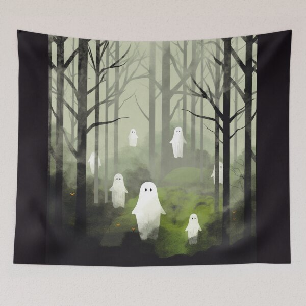 Item preview, The Woods are Full of Ghosts - Haunted Forest Design designed and sold by geodedebit.