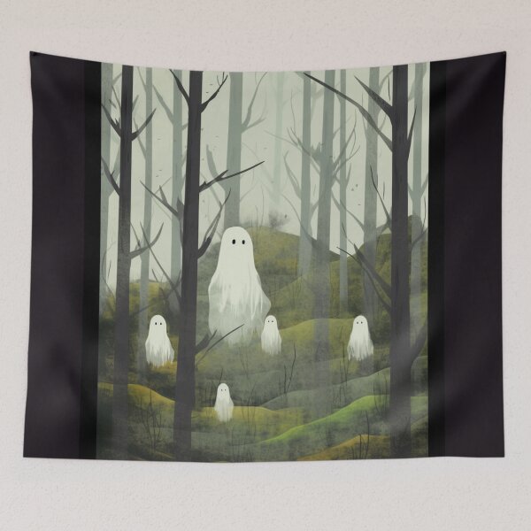 Item preview, The Woods are Full of Ghosts - Haunted Forest Design designed and sold by geodedebit.