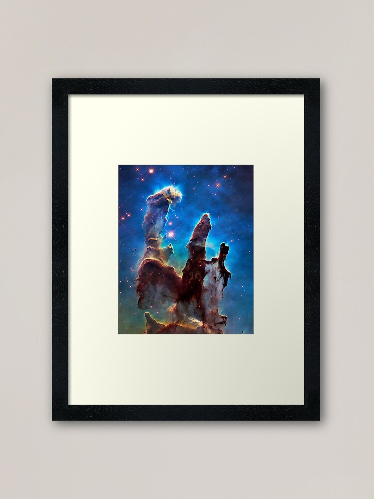 "Pillars of Creation" Framed Art Print for Sale by HeadRubble Redbubble
