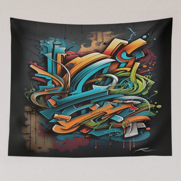 Item preview, Graffiti Artwork designed and sold by ArtbyAiGallery.