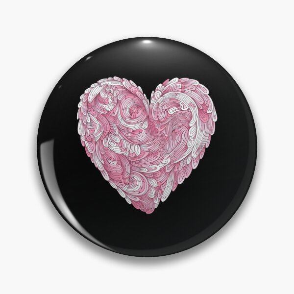 Item preview, Heart - Cute Floral Pink Heart Love Women Girls Wife Mom designed and sold by farhanhafeez.
