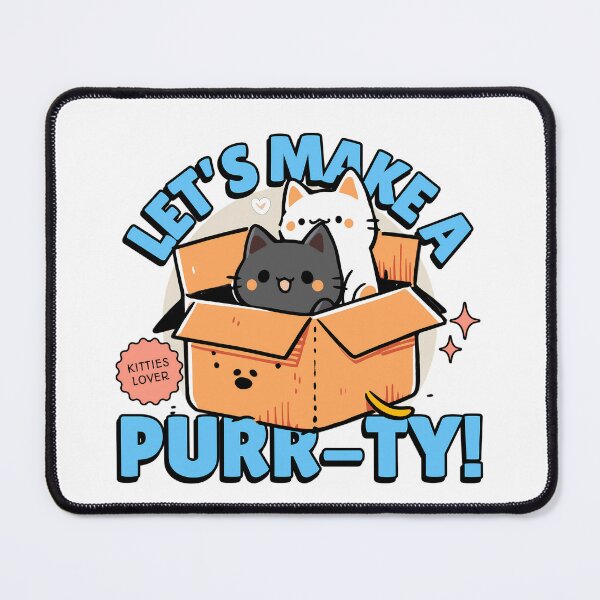 Item preview, Let's Make a Purr-ty! For kitties lovers designed and sold by ImativaDesign.