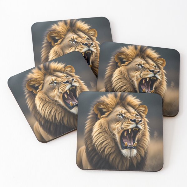 Item preview, Lion Growling designed and sold by DemoeAi.