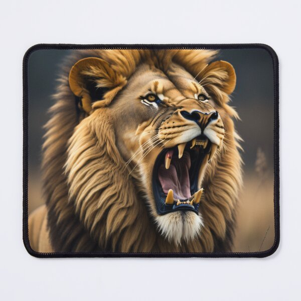 Item preview, Lion Growling designed and sold by DemoeAi.