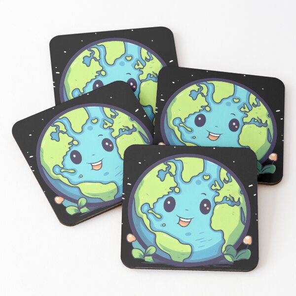 Item preview, Earth Day Happy Cute Space Science Planet Environment Clouds designed and sold by farhanhafeez.