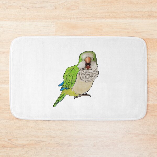 Item preview, Screaming Green Quaker Parrot designed and sold by neesheew.