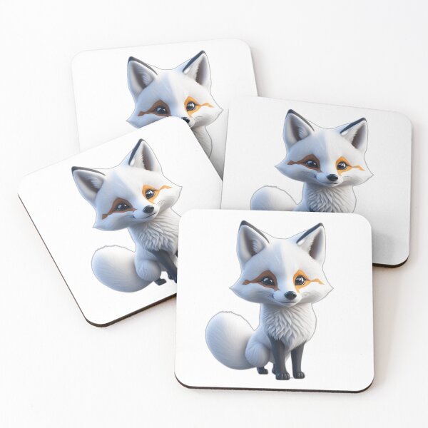 Item preview, Cute Artic Fox designed and sold by StormyBrainTag.