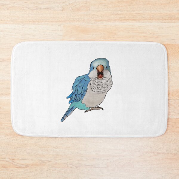 Item preview, Screaming Blue Quaker Parrot designed and sold by neesheew.