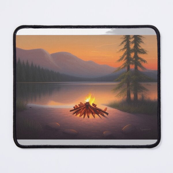 Item preview, a campfire at twilight designed and sold by devnatparikha.