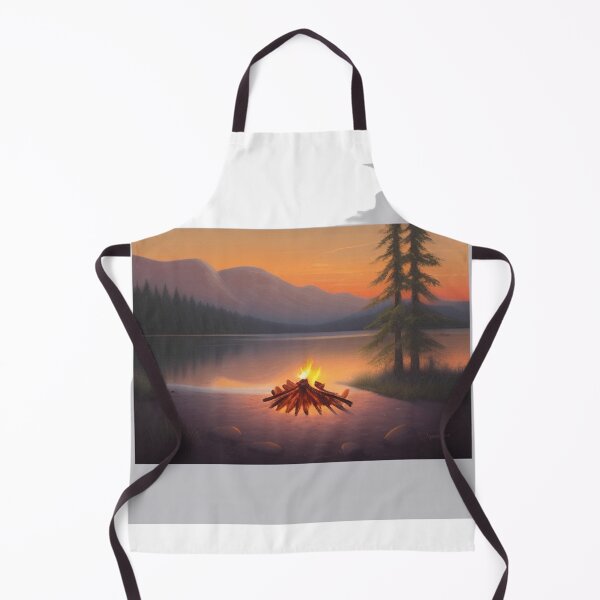 Item preview, a campfire at twilight designed and sold by devnatparikha.