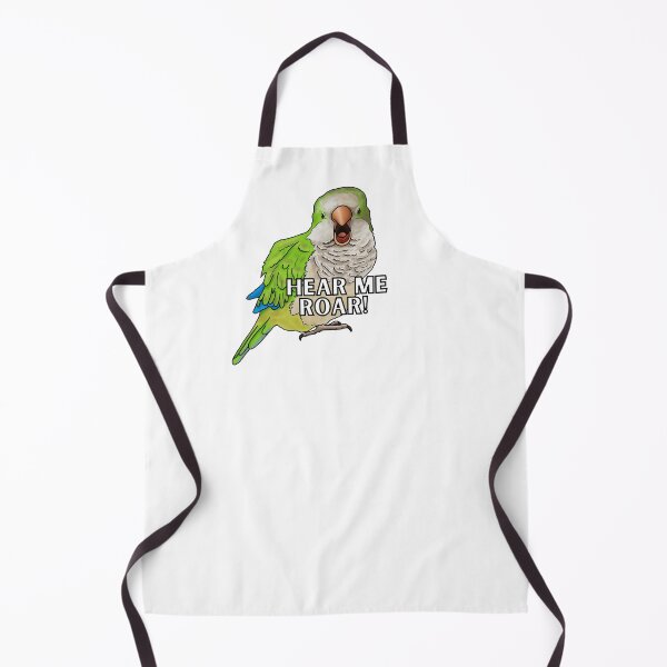 Item preview, Hear Me Roar Green Quaker Parrot designed and sold by neesheew.