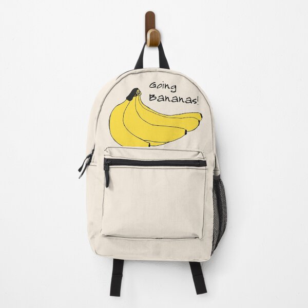Item preview, "Going bananas!" yellow funny banana illustration designed and sold by mariakostory.