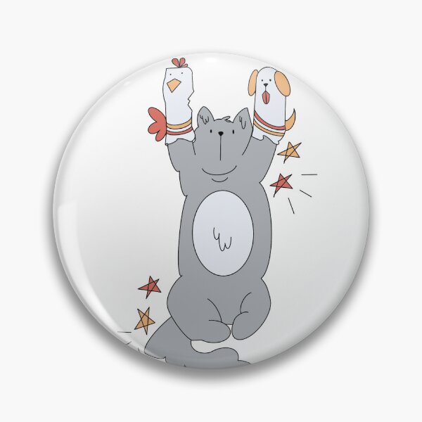 Item preview, Sock Puppet Kitty designed and sold by kaseofcats.
