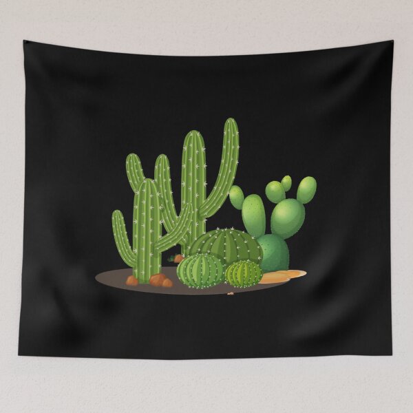 Item preview, Cactus Tree Cartoon Art Long   designed and sold by RessieBog.