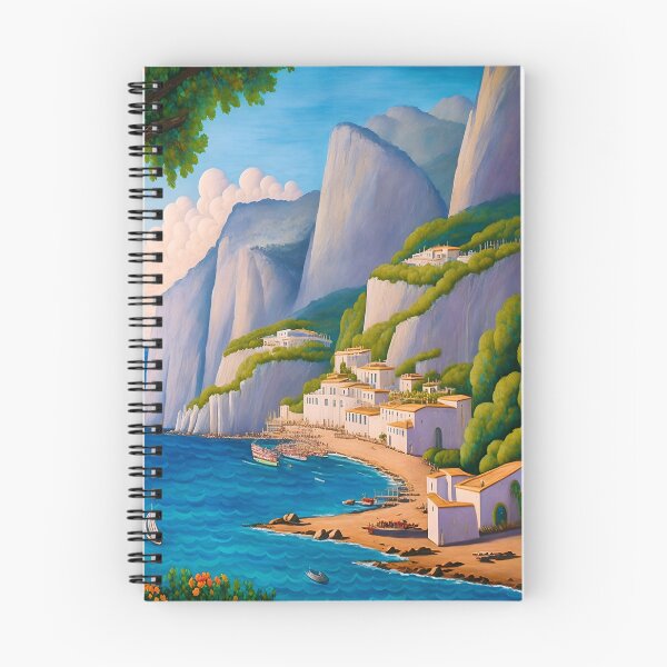 Item preview, Captivating Capri Painting: A Window into Mediterranean Beauty designed and sold by Tamas Das.