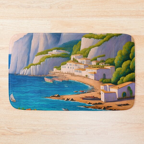 Item preview, Captivating Capri Painting: A Window into Mediterranean Beauty designed and sold by Tamas Das.