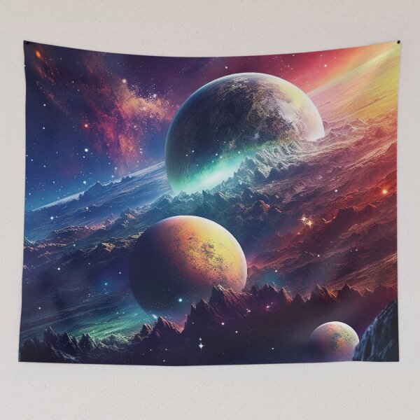 Item preview, Celestial Symphony: Harmonies of Galactic Planets designed and sold by Mullet Monkey.