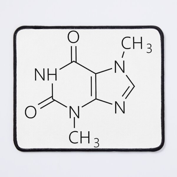 Item preview, Caffeine Chemical Formula designed and sold by OldSoulInspired.