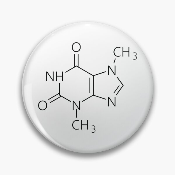 Item preview, Caffeine Chemical Formula designed and sold by OldSoulInspired.