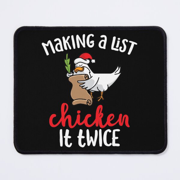 Item preview, Chicken It Twice Funny Chicken Christmas Design  designed and sold by SelwynStudley.