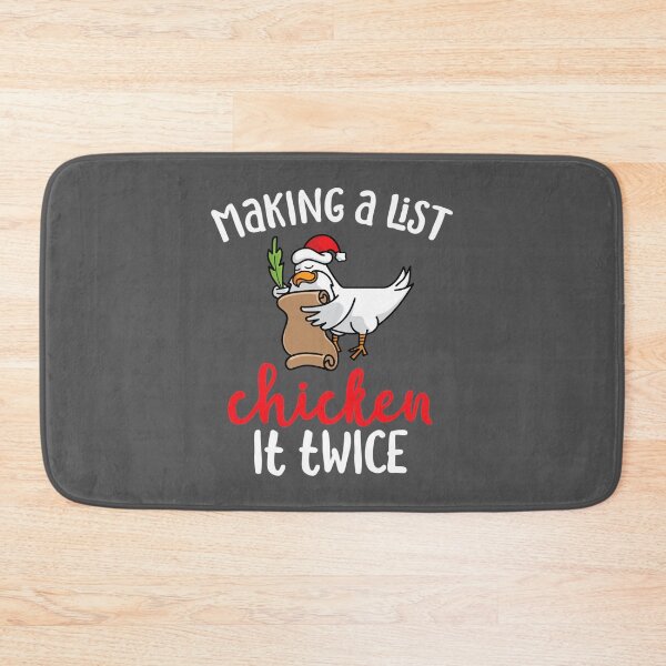 Item preview, Chicken It Twice Funny Chicken Christmas Design  designed and sold by SelwynStudley.