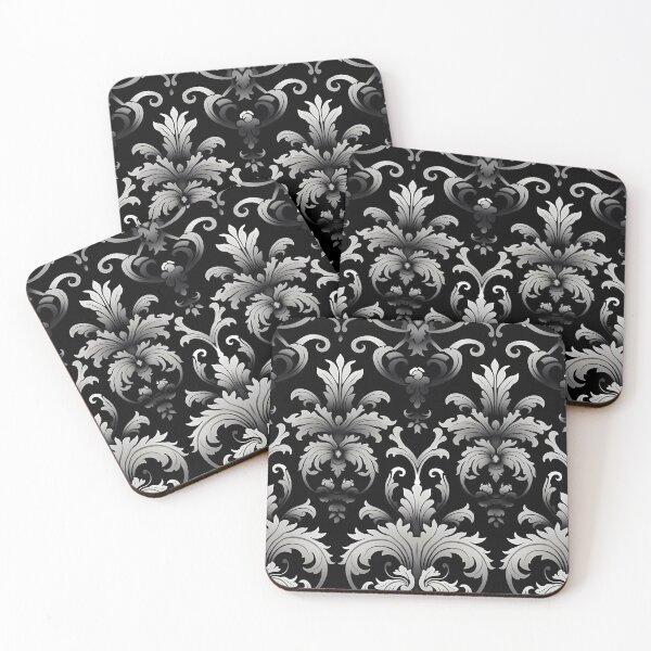Item preview, Black and White Gothic Pattern designed and sold by TheMerch-er.