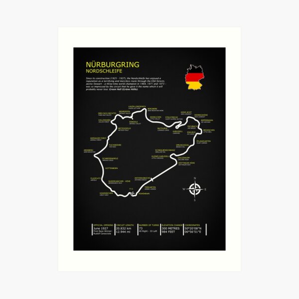El Nurburgring Lámina artística