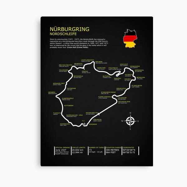 Der Nürburgring Leinwanddruck