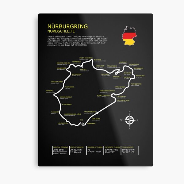 The Nurburgring Metal Print