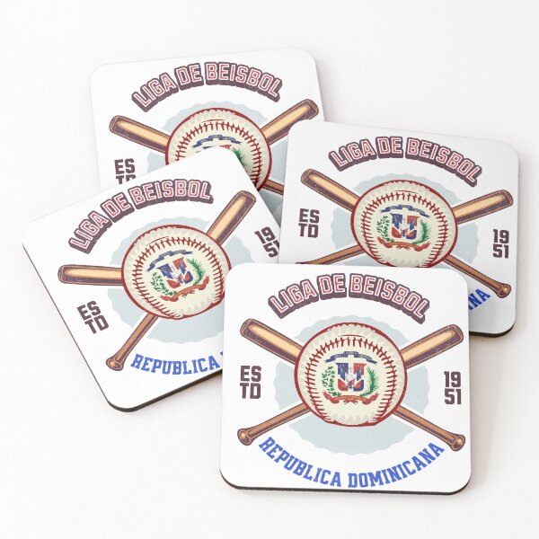 Item preview, Vintage Dominican Republic Baseball designed and sold by Kai Wen Designs.
